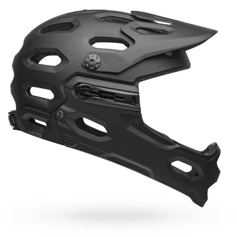 Size Small Bell Super 2 Mountain Bike Helmet Black Red